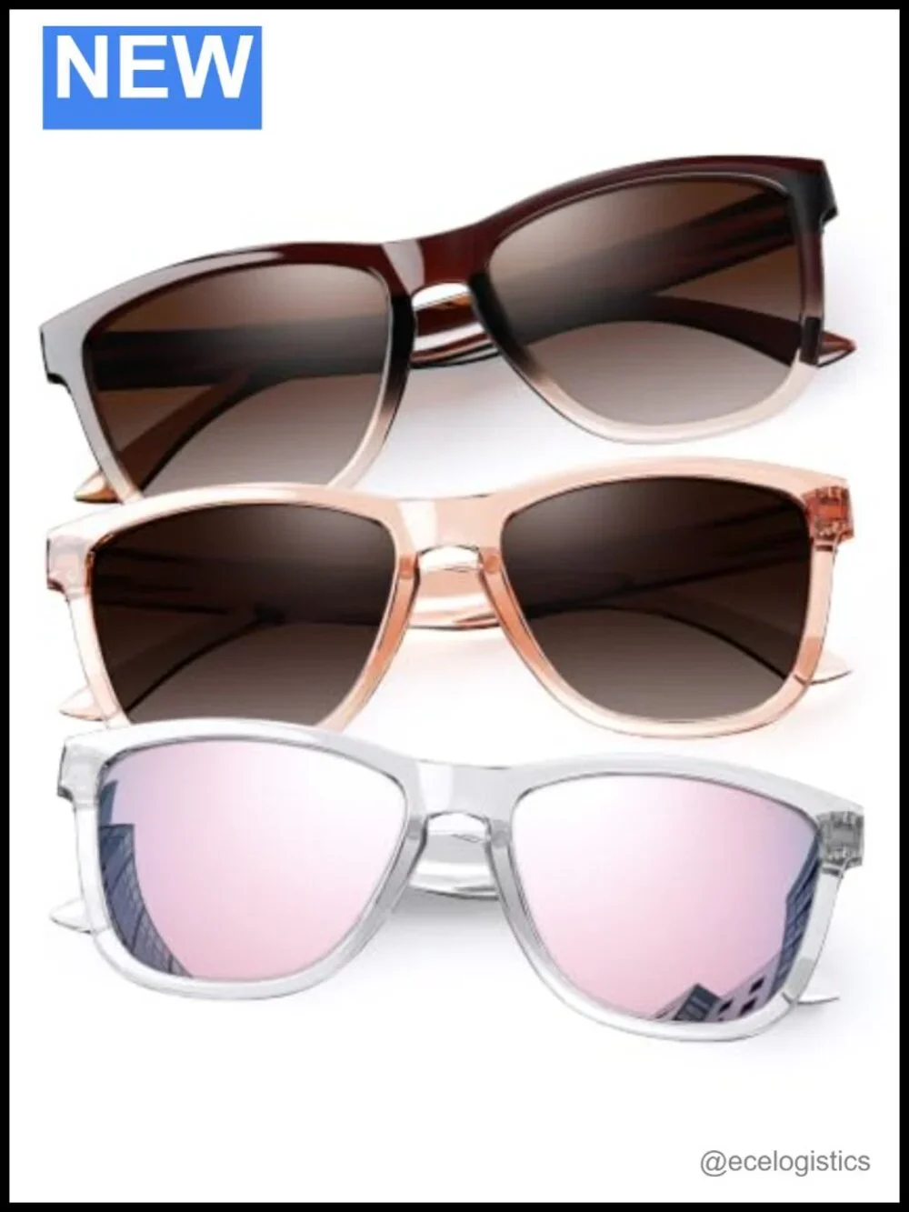 Polarized Sunglasses Women UV400 Protection Trendy Square Lightweight
